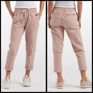 Vuori Organic Cotton Ripstop Active Hiking Pant- Dusty Pink, Size Small